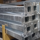 Stalp zincat cu talpa 40x40x1,5 mm H 1500 mm 2
